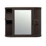 GABINETE BAÑO CON ESPEJO WENGUE RIMAX (7668)