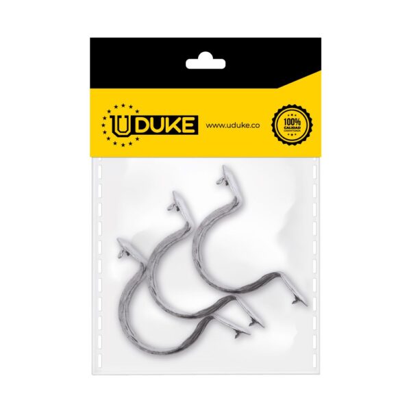 GRAPA CONDUIT GALVANIZADA 1 DOBLE ALA PQT X 3 UDUKE