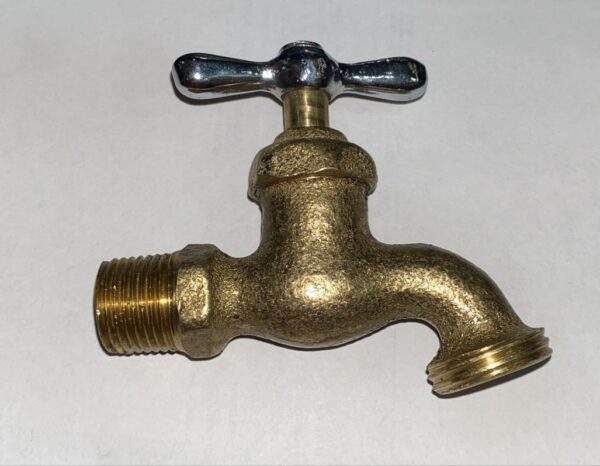 GRIFO NACIONAL BRONCE PESADO MEDIANO CHAPOLA PULIDA (GRIFOSS REF-213)