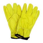 GUANTE INGENIERO COMBINADO CORTO NACIONAL AMARILLO (BAQUETA/CARNAZA)