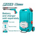 HIDROLAVADORA PORTATIL 40V 1160PSI INDUSTRIAL NO INCLUYE BATERIA NI CARGADOR TOTAL (TPWLI4006)
