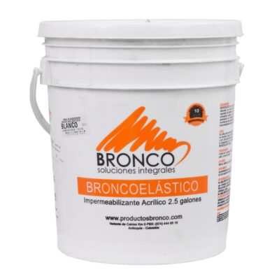 IMPERMEABILIZANTE ACRILICO 10 AÑOS BRONCOELASTICO BALDE BLANCO (4BE4300009)