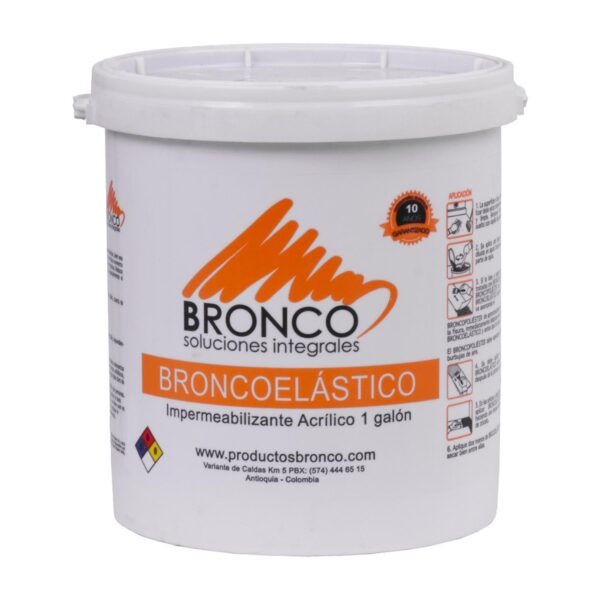 IMPERMEABILIZANTE ACRILICO 10 AÑOS BRONCOELASTICO GALON GRIS (4BE4300104)