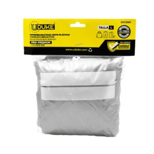 Impermeable para Moto Plastico Completo Reflectivo Pro-Premium Talla L (Ipl)