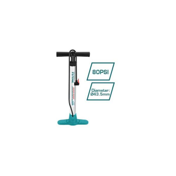 INFLADOR DE MANO 80 PSI CON SOPORTE TOTAL (TMPP4501)