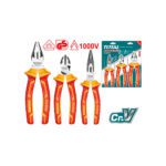 JUEGO DE ALICATES AISLADOS X 3 PZS INDUSTRIAL (PINZA 6 CORTAFRIO 6 ALICATE 8) TOTAL (THT2K0302)