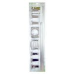 KIT ACCESORIOS PARA BAÑO X 4 PCS (HT1211)
