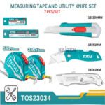 Kit de  Herramienta 7 Pzs Total (TOS23034)