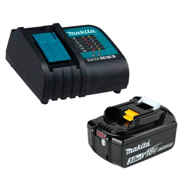 KIT DE BATERIA Y CARGADOR BL1830B 18V 3.0AH + DC18SD MAKITA (199992-9)