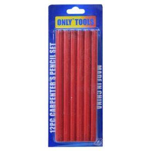 LAPIZ CARPINTERIA MINA ROJO X 12 UNDS (HT1062)