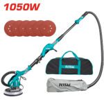 LIJADORA DE PARED Y PISO 1050W INDUSTRIAL TOTAL INCLUYE ACCESORIOS (UTWS10501)
