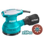 LIJADORA ROTO ORBITAL 5" INDUSTRIAL 320W 120V TOTAL (UTF2031256)