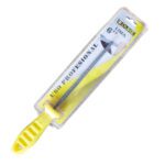 LIMA  REDONDA 6" CON MANGO AMARILLO EN BLISTER UDUKE (HT1412)