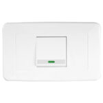 LINEA BK BLANCA INCRUSTAR SWICHE SENCILLO CONMUTABLE VHARBOR 110-220V (118Z-01 3WAY)(RETIE-FL)(HT1518)