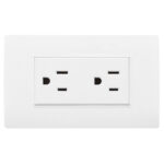 LINEA BK PLUS BLANCA INCRUSTAR TOMA DOBLE 110-220 (118K-06) (HT20680)