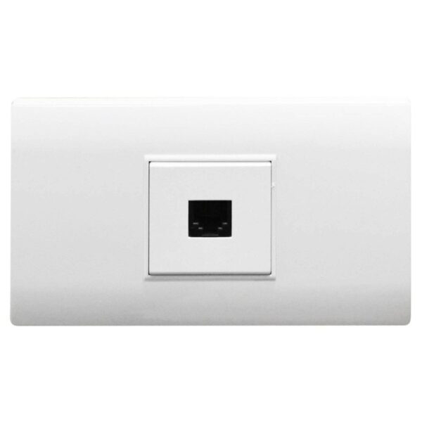 LINEA BK PLUS BLANCA INCRUSTAR TOMA TELEFONO (118K-17) (HT20683)