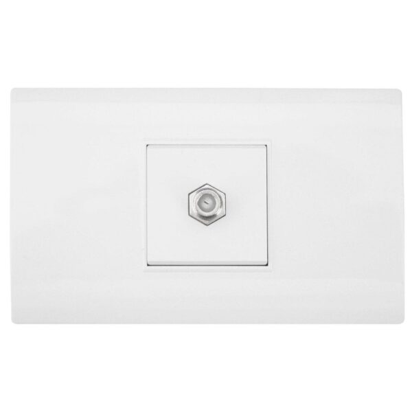 LINEA BK PLUS BLANCA INCRUSTAR TOMA TV (118K-18) (HT20685)