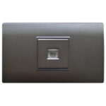 LINEA BK PLUS GRIS INCRUSTAR TOMA LAN INTERNET (118K-27-FMGRY) (HT20715)