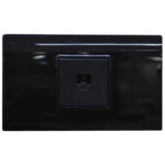 LINEA BK PLUS NEGRA INCRUSTAR TOMA TELEFONO (118K-17-BLK) (HT20725)