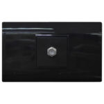 Linea Bk Plus Negra Incrustar Toma TV (118K-18-BLK) (HT20727)