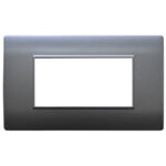 Linea Bk Plus Tapa Color Gris Modulo Doble (118K-202-MGRY)(HT20736)