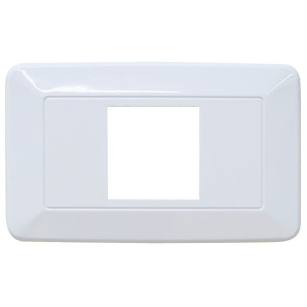 LINEA BK TAPA COLOR BLANCA MODULO SENCILLO (118Z-201)(HT20774)