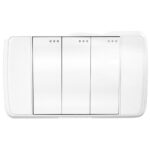 LINEA FUTURA BLANCA INCRUSTAR SWICHE TRIPLE DUKE ENERGY (V16-009)