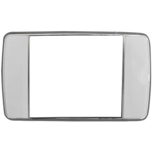 LINEA FUTURA BLANCA INCRUSTAR TAPA DOBLE BLANCA Y BORDE CROMADO DUKE ENERGY (V16-02P)