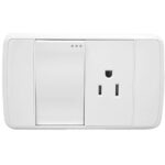 LINEA FUTURA BLANCA INCRUSTAR TOMA SWICHE  DUKE ENERGY (V16-018)