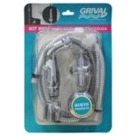 DUCHA TELEFONO BIDE COMPLETA + REGULACION DOBLE METALICA + ACOPLE GRIVAL (937330001)