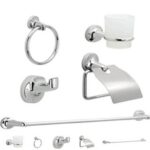 KIT ACCESORIOS PARA BANO X 6 PIEZAS CORONA PALERMO GRIVAL (PL6100001)