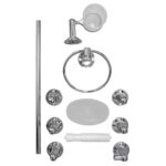 KIT ACCESORIOS PARA BANO X 6 PIEZAS NILO GRIVAL (546000001)
