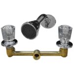 MEZCLADOR 8 PUL + DUCHA REGADERA POMO BRIZA GRIVAL (324503331)