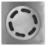REJILLA PISO ACERO INOXIDABLE 10 X 10CM- 3 CONTEMPORANEA GRIVAL (937210001)