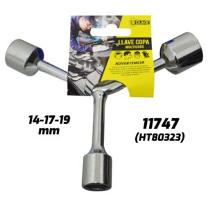 Llave Copa en y Uduke 14-17-19 MM (HT80323)