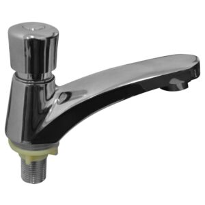 LLAVE LAVAMANOS PUSH CROMADA EN CAJA (HT80335)