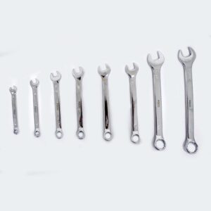 Llave Mixta Juego x 8 PCS Todo en 1 (8-19 MM+5/ 16-3/4+TORX+ALLEN) 32 Medidas con Estuche Cr/V Uduke (HTY0035)(1010035)