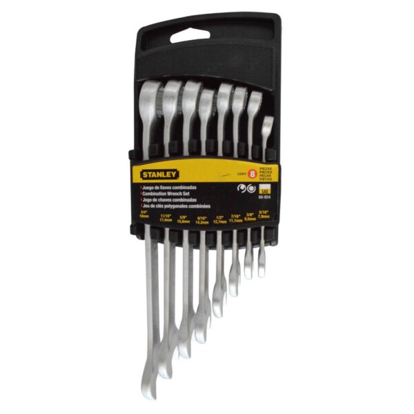LLAVE MIXTA STANLEY JUEGO X 8 MM (8-19 (88-855)