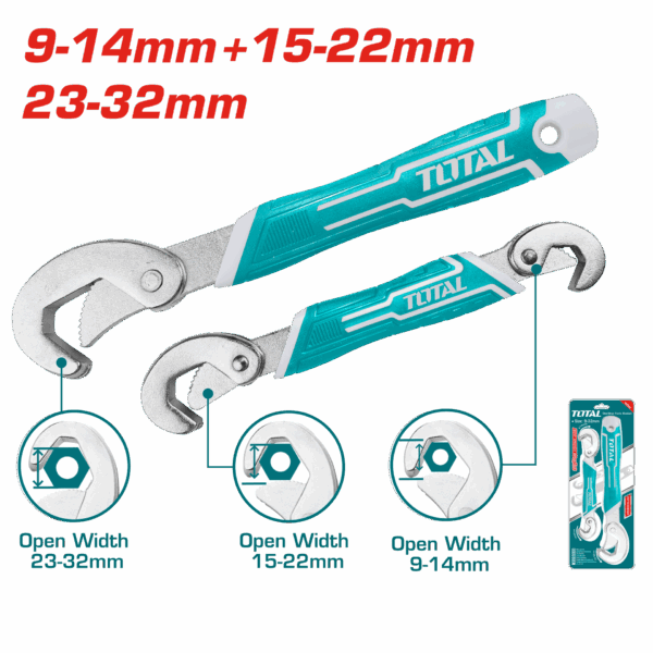 LLAVE MULTIUSOS ENCAUCHETADA X 2 PZS TOTAL (TBWS09328)