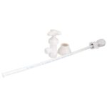 LLAVE REGULACION PLASTICA CON ACOPLES PARA LAVAMANOS PLASTGRIFOS (3102212)