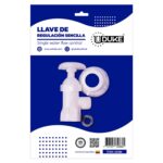 LLAVE REGULACION PLASTICA SENCILLA EN BLISTER UDUKE (7052)