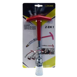 Llave Saca Bujias 2 en 1 Articulada 16MM y 21MM Uduke (HT1150)