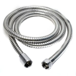 MANGUERA CROMADA FLEXIBLE PARA DUCHA TELEFONO 1.5M (HT1220)