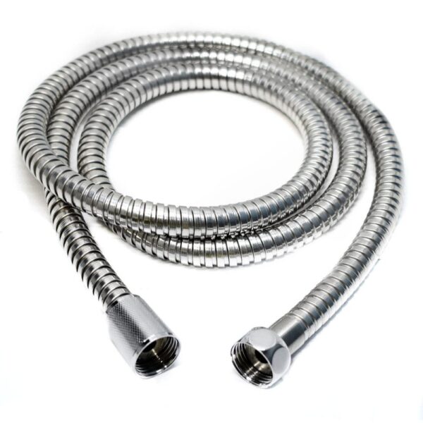 MANGUERA CROMADA FLEXIBLE PARA DUCHA TELEFONO 1.5M (HT1220)