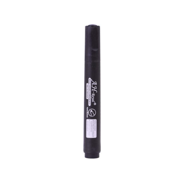 MARCADOR AH ROYAL PERMANENTE BISELADO NEGRO (CAJA X 10)