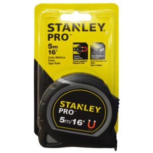 Metro 5 MTS Doble Faz Caucho Iman Profesional Stanley (30-085)