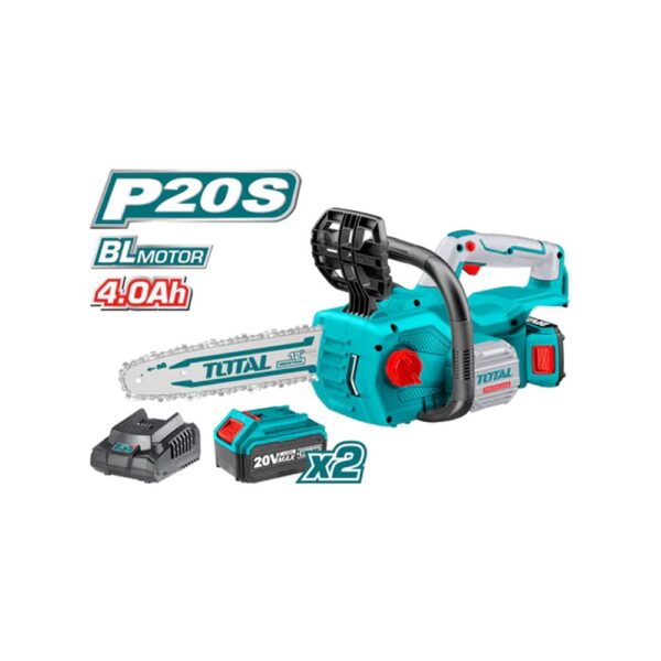 MOTOSIERRA INALAMBRICA DE 12 20V INCLUYE 2 BATERIAS Y CARGADOR TOTAL (UTGSLI201286)