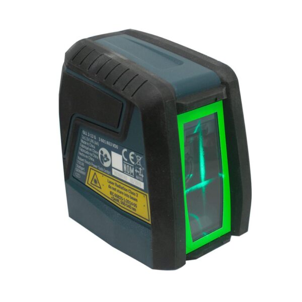 NIVEL LASER BOSCH PROFESIONAL LUZ VERDE LINEAS CRUZADAS AUTONIVELANTE GLL2-12G(0601063VD0000)
