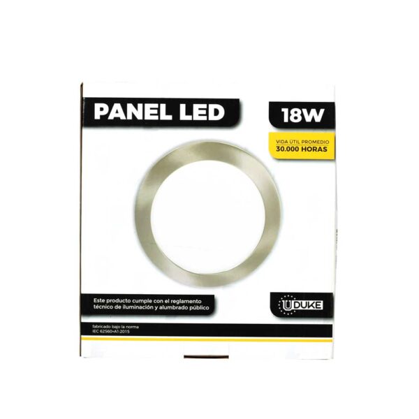 PANEL LED 18W RD WH HT80367A)