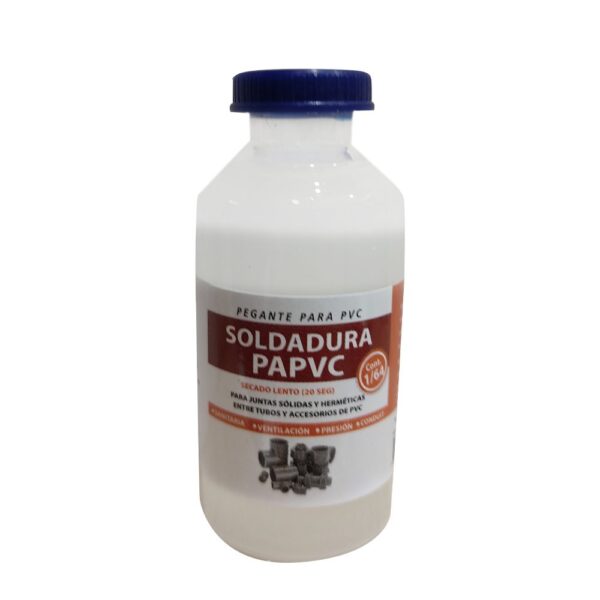 PEGA PVC ECONOMICA 1/64 EMPAQUE PLASTICO
